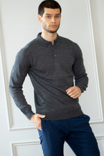 Load image into Gallery viewer, Merino wool polo shirt
