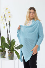 Load image into Gallery viewer, Classic triangle cardigan blue light
