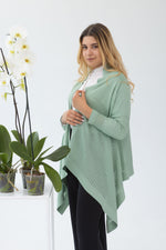 Load image into Gallery viewer, Classic triangle cardigan light green color
