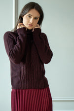 Load image into Gallery viewer, Turtleneck Sweater with raglan sleeves
