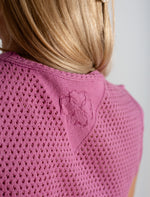 Load image into Gallery viewer, Knitted blouse with fuchsia color
