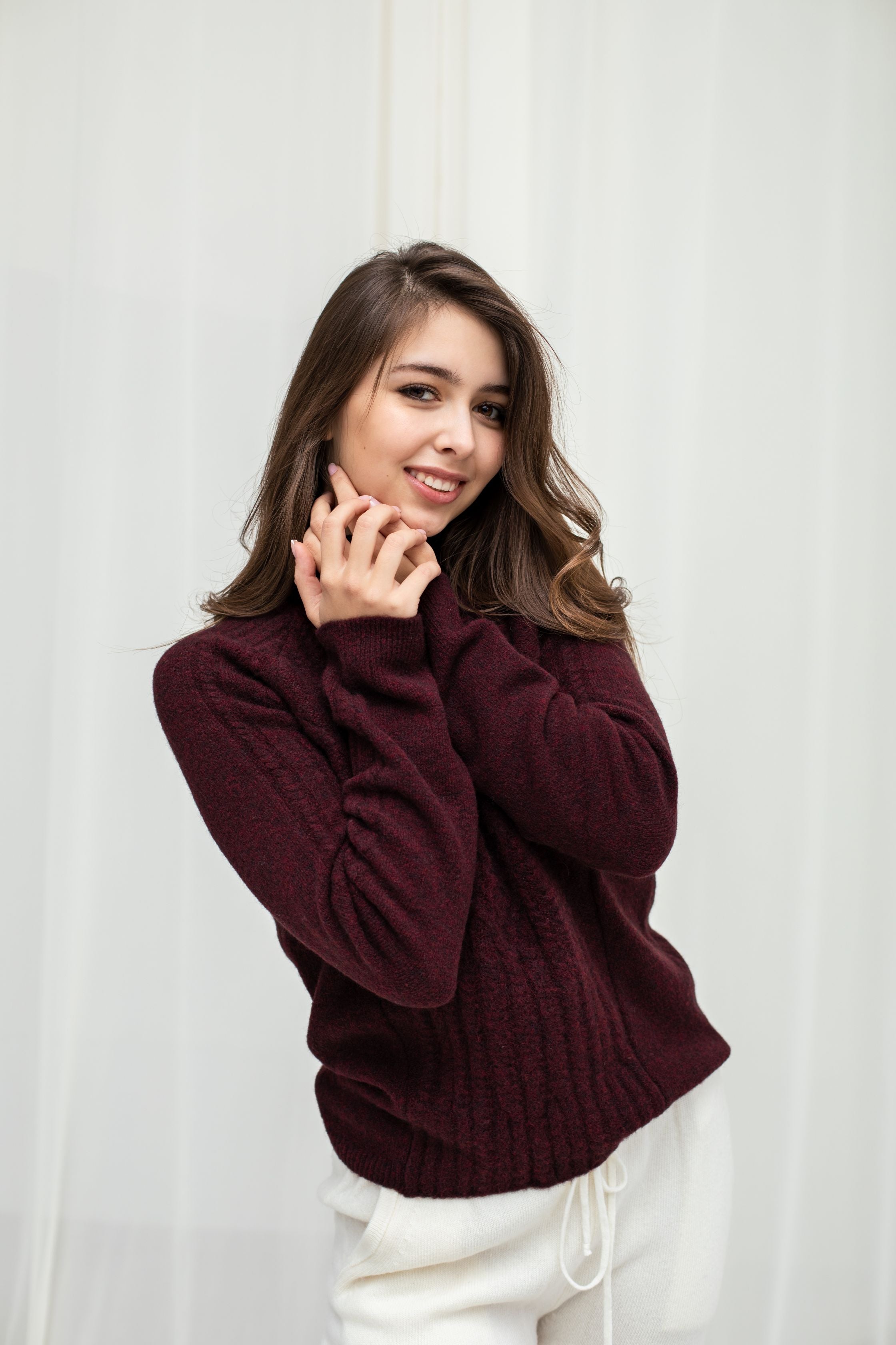 Turtleneck Sweater with raglan sleeves