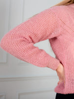 Load image into Gallery viewer, Sweater  women in pink color
