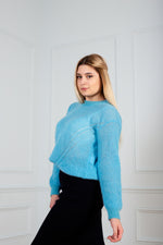 Load image into Gallery viewer, Sweater  women in light blue color
