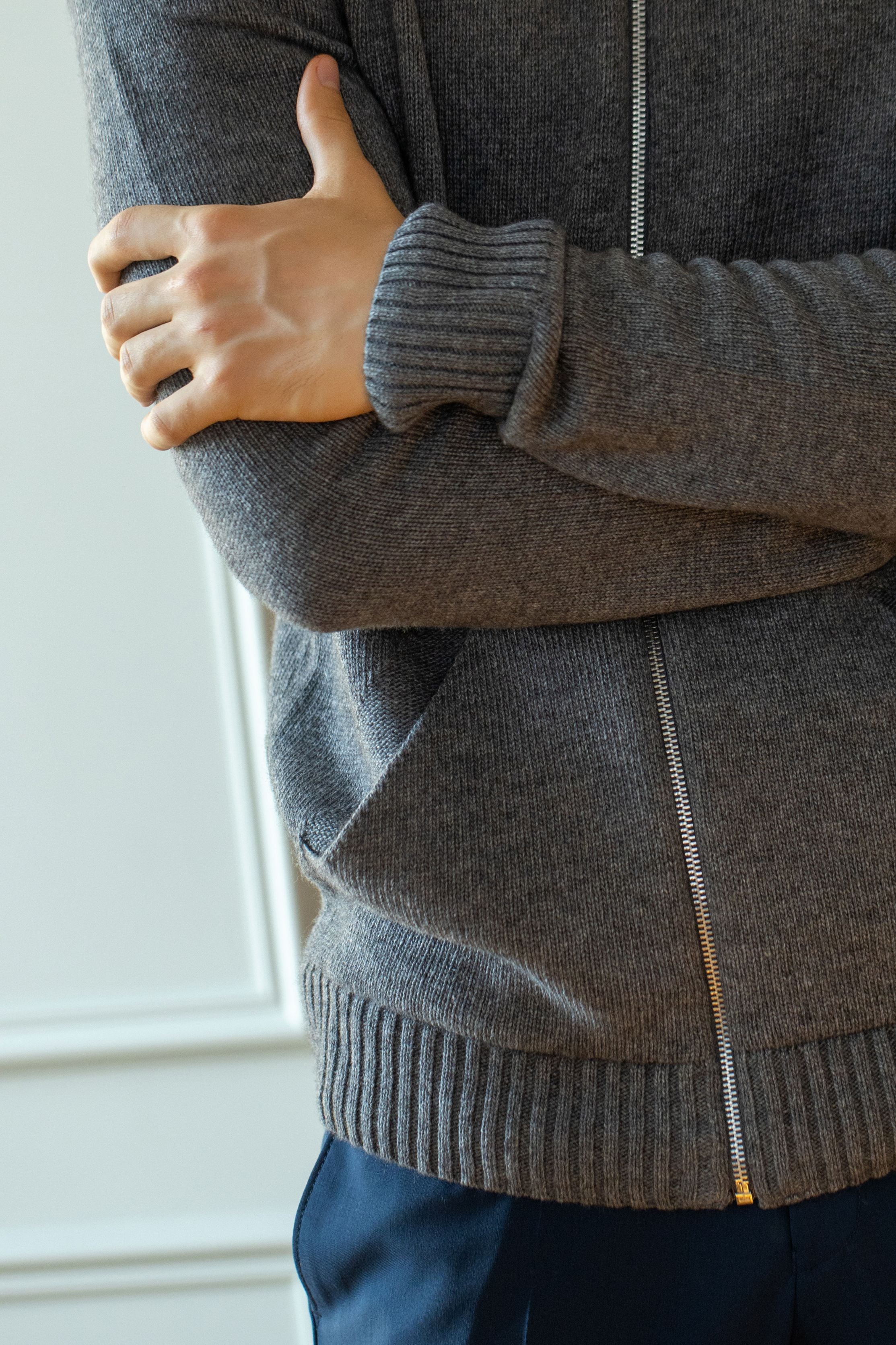 Zipper Hoodie For Men Pattern