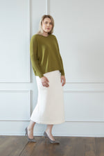 Load image into Gallery viewer, Knit sweater women green colors
