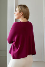 Load image into Gallery viewer, Knit sweater women pink colors
