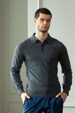 Load image into Gallery viewer, Merino wool polo shirt
