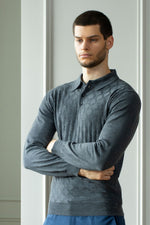 Load image into Gallery viewer, Merino wool polo shirt
