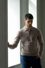 Load image into Gallery viewer, Merino wool polo shirt
